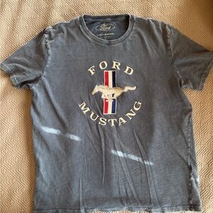 Lucky Brand Gray Ford Mustang Tee